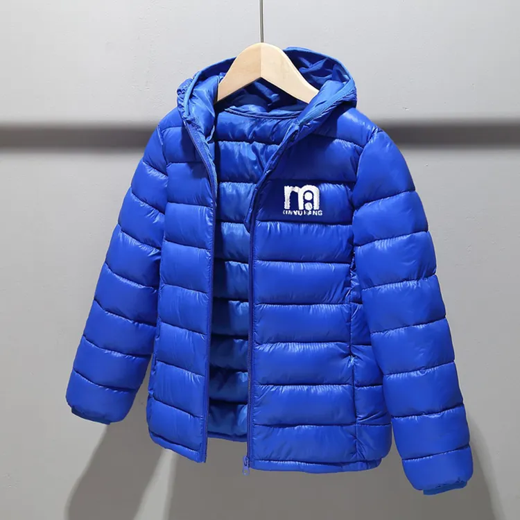 胖男童冬装棉服轻薄款胖儿童棉衣加肥加大中大童外套秋冬款棉袄潮