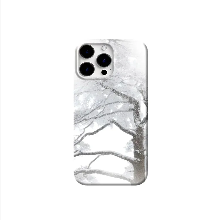 下雪天适用iPhone16promx手机壳vivo/荣耀/oppo华为氛围感