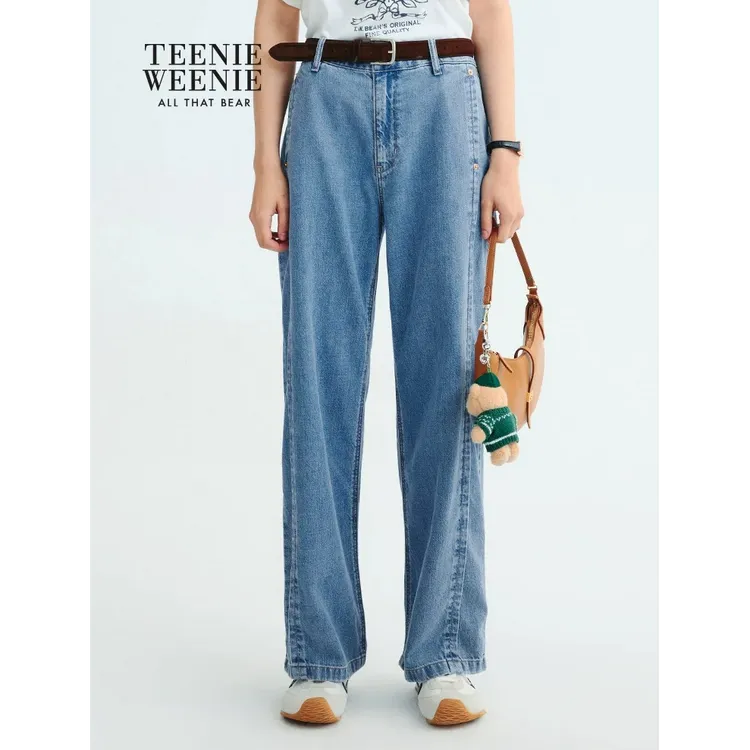 Teenie Weenie小熊女装2025秋新款TTTJ253801w牛仔裤