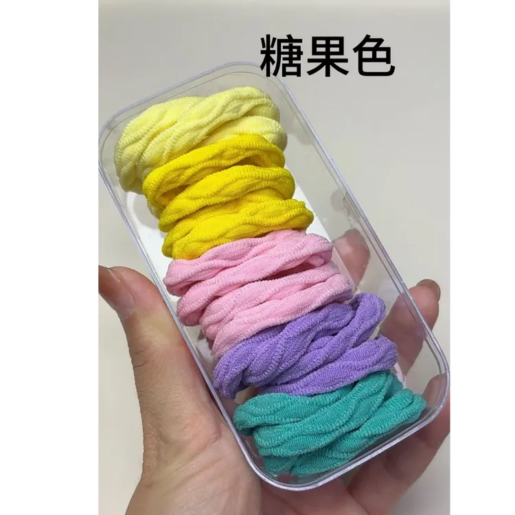 200根日韩女甜美风发圈发绳发饰ins简约高弹力皮筋头绳200G