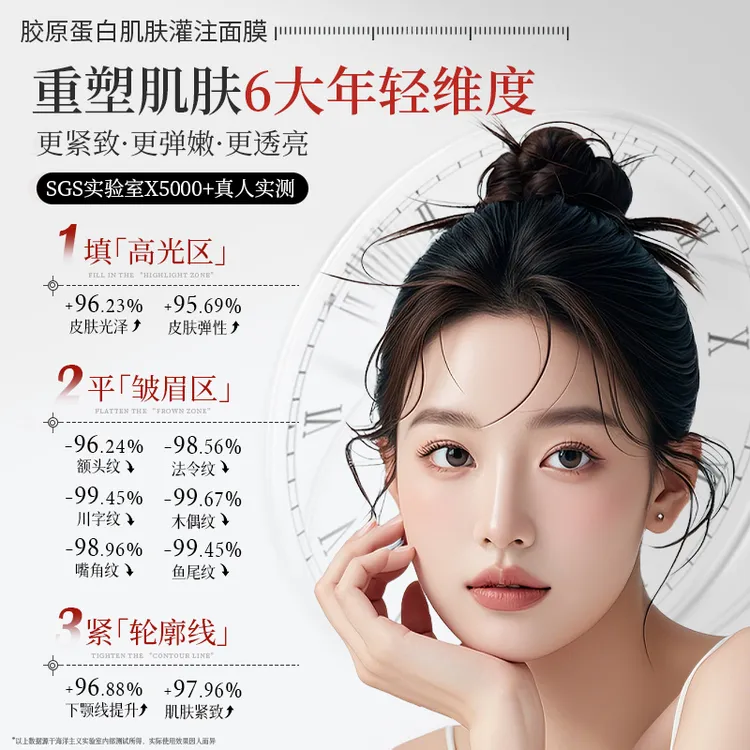 【品牌】胶原蛋白涂抹面膜去黄补水提亮紧致功效护肤 