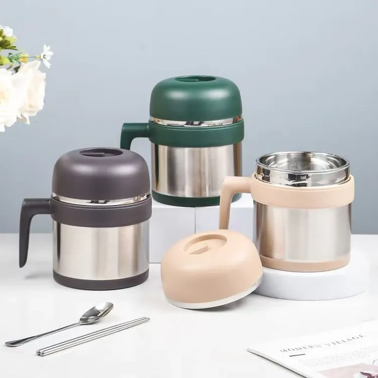 【双层保温】304不锈钢提锅饭盒学生上班族多层饭缸快餐杯便当餐盒