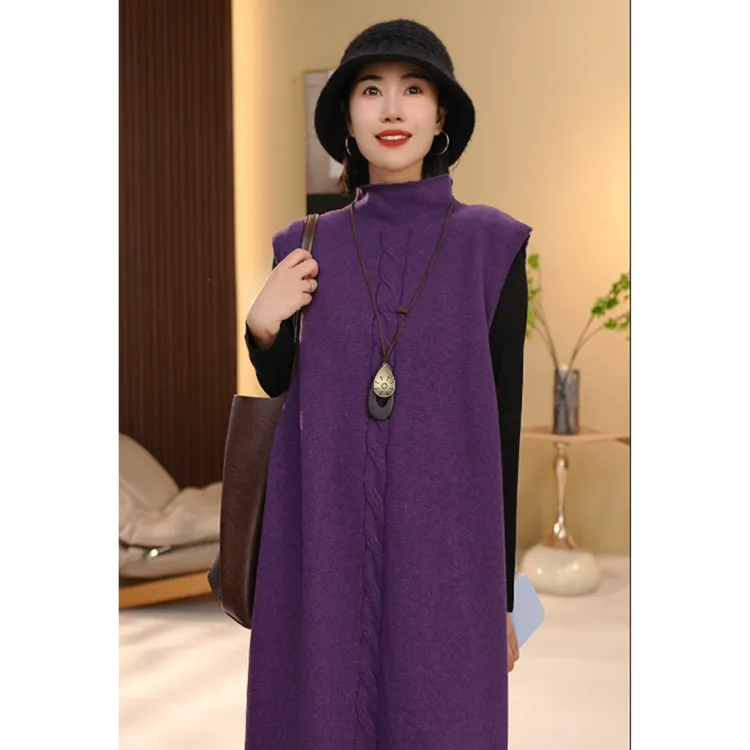 BEIJU 2025新款时尚气质百搭宽松显瘦轻奢洋气设计感连衣裙女5556