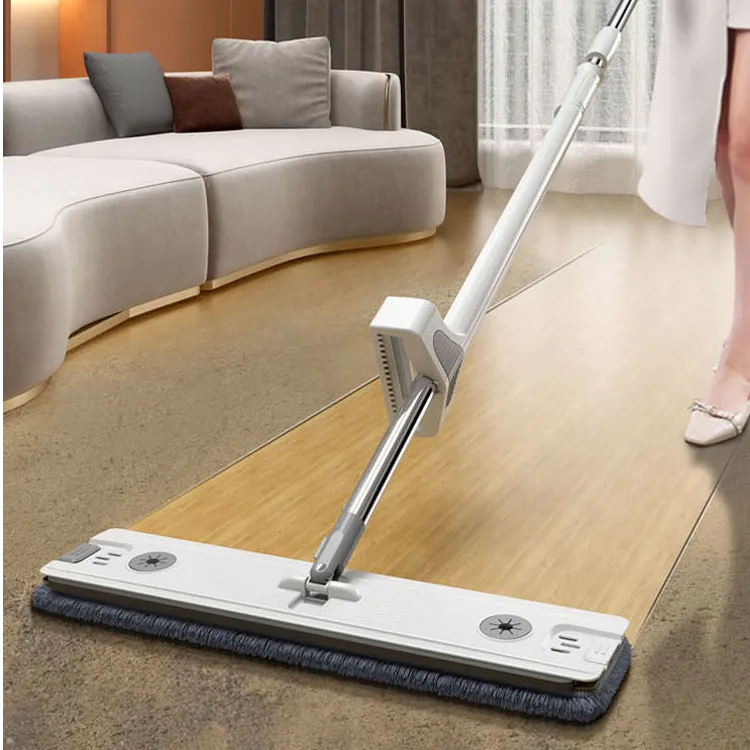 微易达套装拖布免手洗干湿两用升级加大平板拖把家用旋转一拖懒人