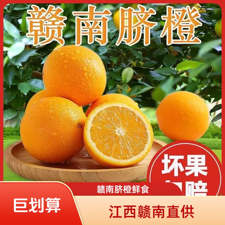 珍姑娘家正宗江西赣南脐橙果园直发新鲜采摘9.1斤精品果60-90mm