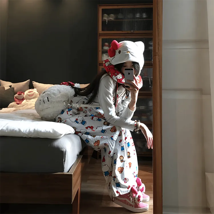 【旅行神器】HelloKitty猫连帽U型枕颈枕午休遮光飞机旅游坐车便携