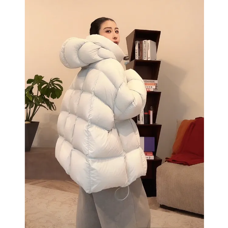 ZUOXIAOQI雪人超厚羽绒服22（衣长72-73/胸围146-150）