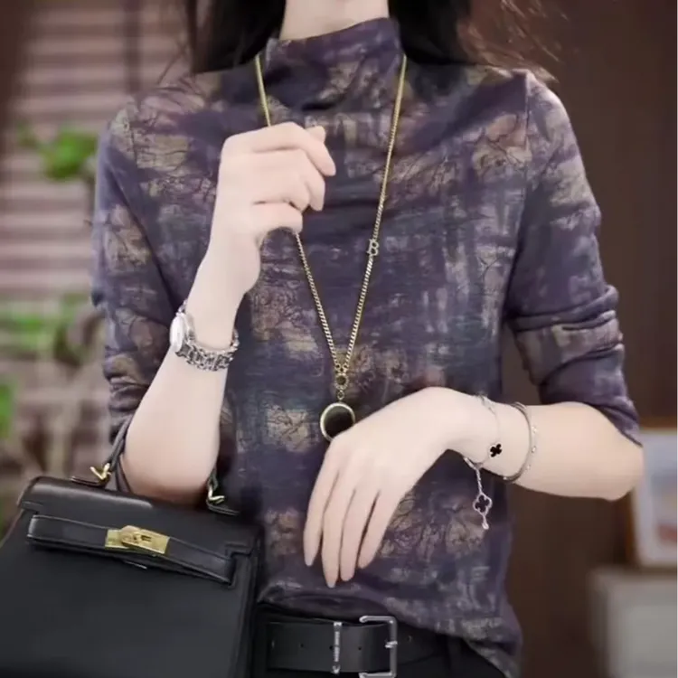 2025爆款ins德绒打底-紫森林775