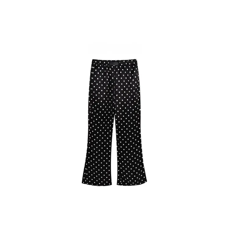 2025夏季女款宽松设计小众T恤+波点小众休闲裤LK2504461