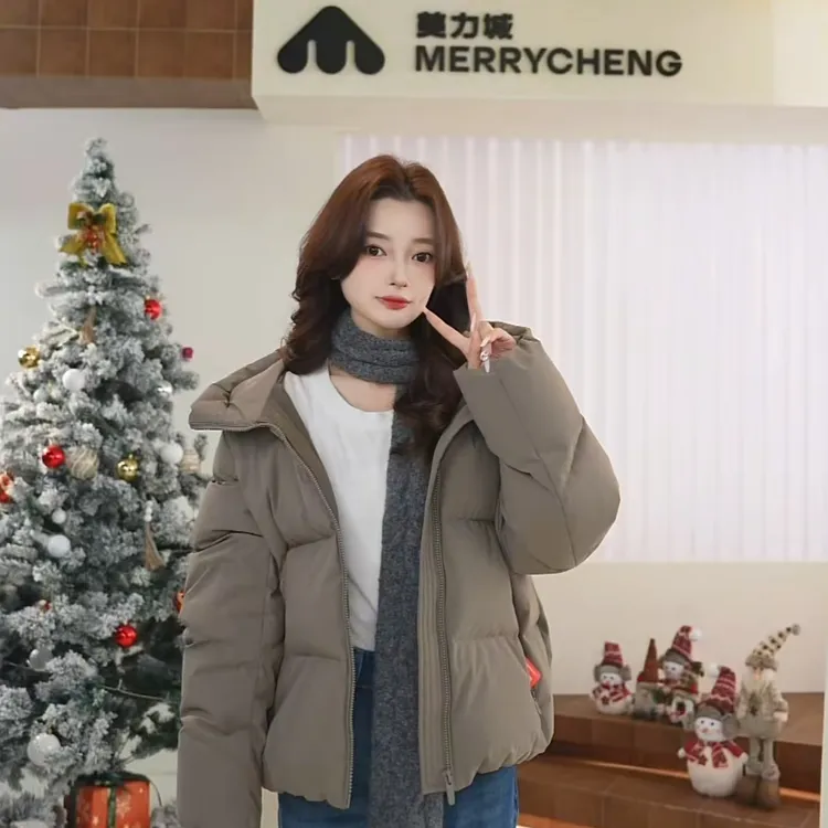 【鹭卓同款】美力城90白鹅绒小暖炉防风保暖鹅绒运动羽绒服外套039