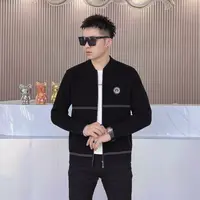 【明线轻奢时尚休闲开衫】秋季新款百搭帅气时尚休闲弹力外套-2610