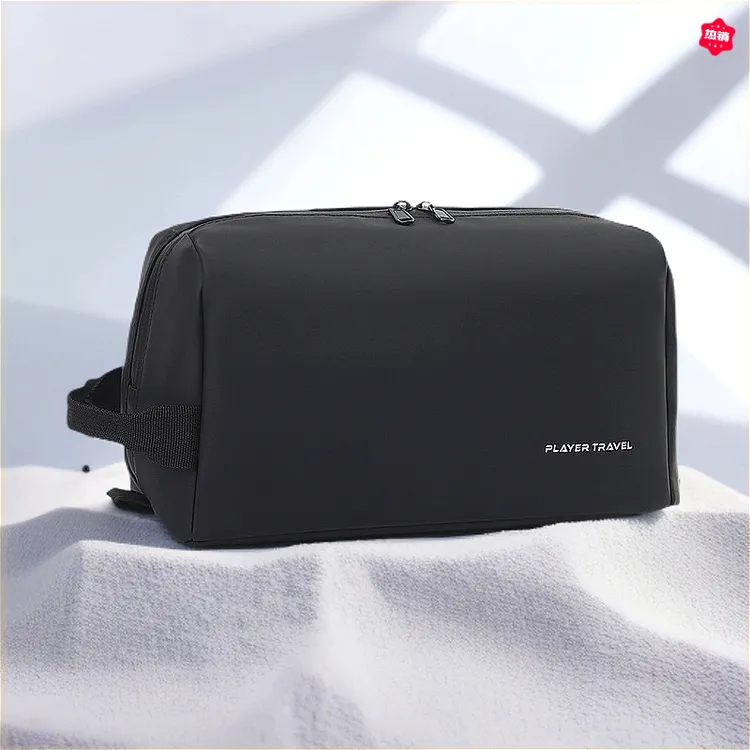新款洗漱包男士出差旅行手提化妆收纳包大容量便携游泳洗澡包防水