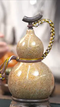 【闪购商品】WT166大漆酒葫芦不包手串及旋转底座