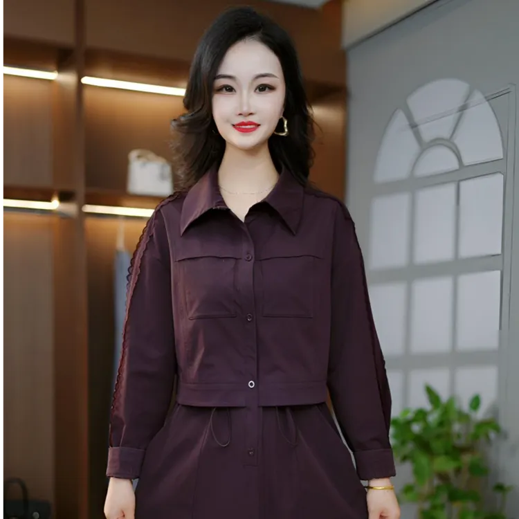 气质简约新款百搭时尚减龄收腰连衣裙M-4XL