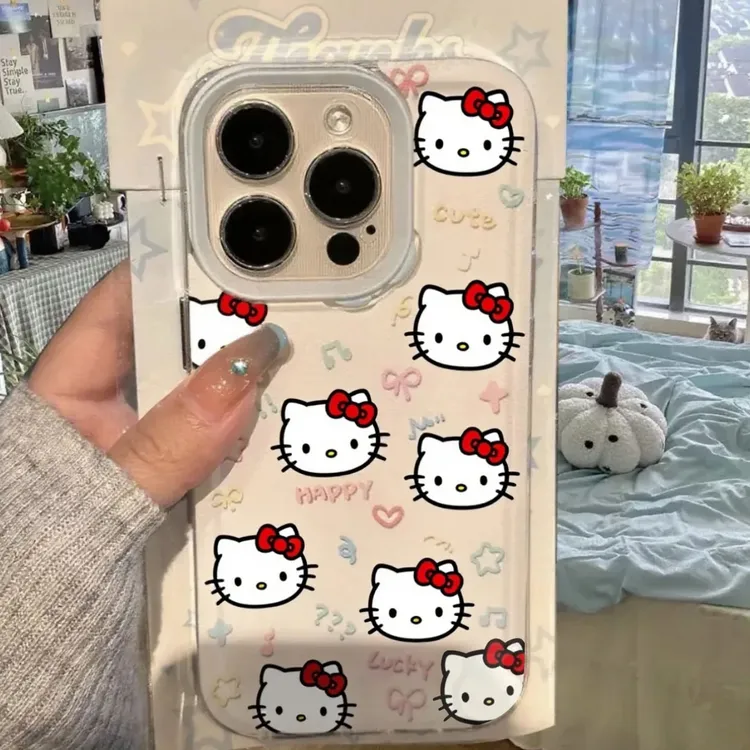 满屏kt猫适用苹果iPhone17pro14小米15promax华为p80手机壳创意xr