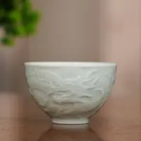 沧海龙杯(仿宋青)陶瓷主人杯