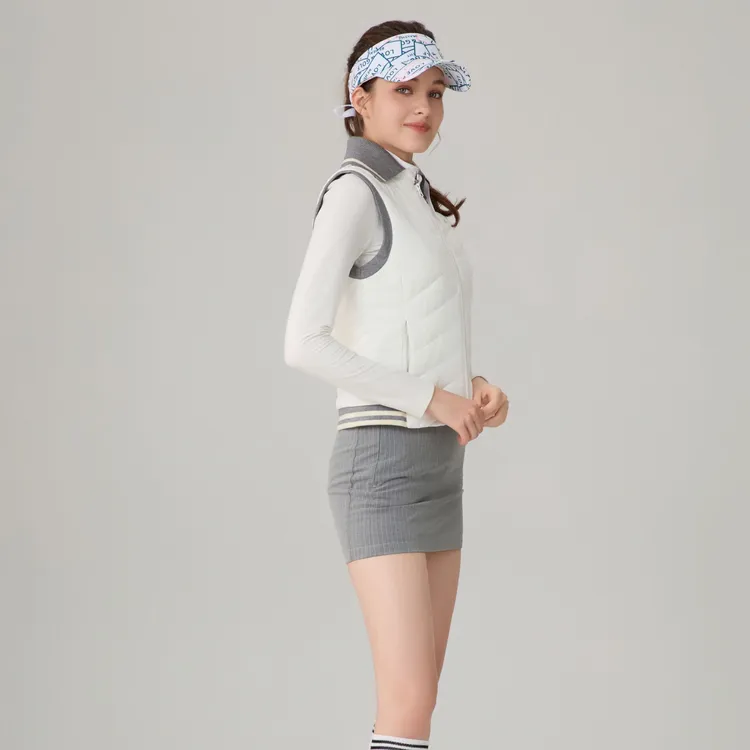 LoveGolf秋冬款女士ol马甲防风保暖太空棉修身显瘦高尔夫服装女款