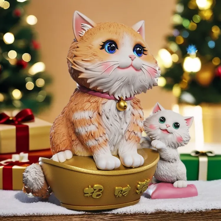 招财猫摆件开业送礼招财猫美妆店摆件可爱礼物家装摆件女生礼物