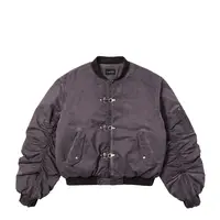 AvinMade/「紫龙虾」MA-1 bomber 龙虾扣飞行员夹克棉服