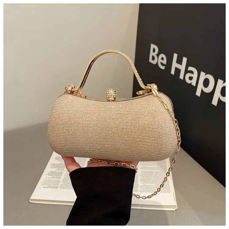 【衣雅严选】8055-2254#新款女士手提包优雅名媛高级感链条单肩包