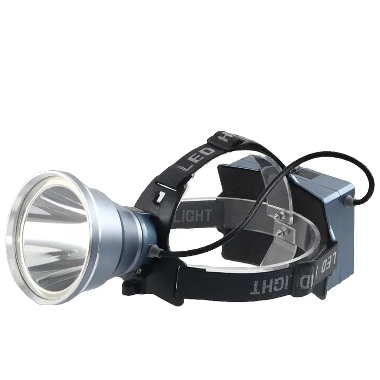 可充电大光斑长续航后置式强光照明激光炮头灯用于户外打野夜钓