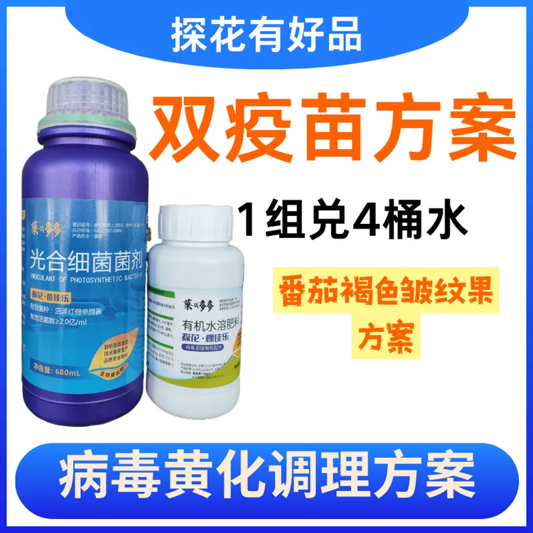 双疫苗方案蔬菜病毒黄头黄化褐色皱纹果