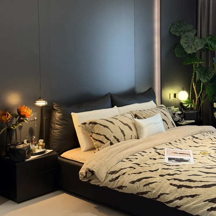 270g牛奶棉四件套顶配抗静电冬季加绒加厚双面绒被套2025新款床品