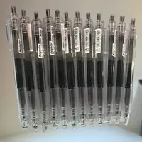 【】慕乐8949大容量巨能写刷题按动中性笔ST速干高颜值签字笔