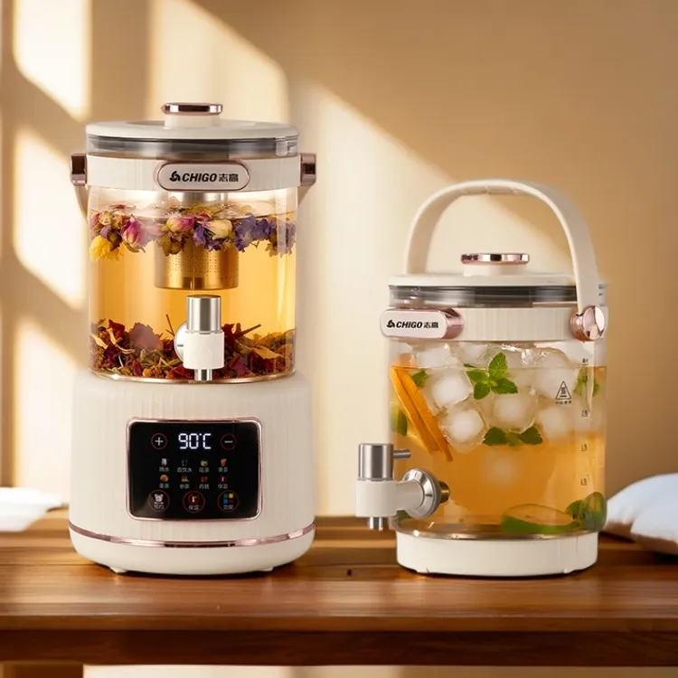 志高多功能家用电热水壶智能保温2.8L大容量养生壶玻璃煮茶器神器