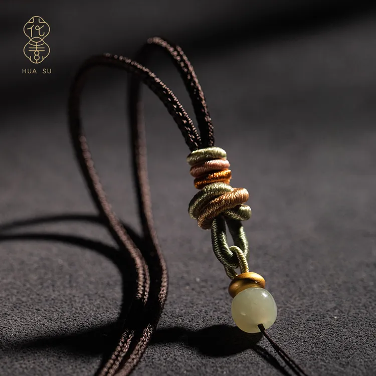 手工编织精致耐用吊坠挂绳平安扣晴水色挂绳