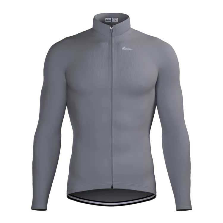 LairschDan纯色骑行服加绒保暖骑行上衣长袖公路车山地车防风透气