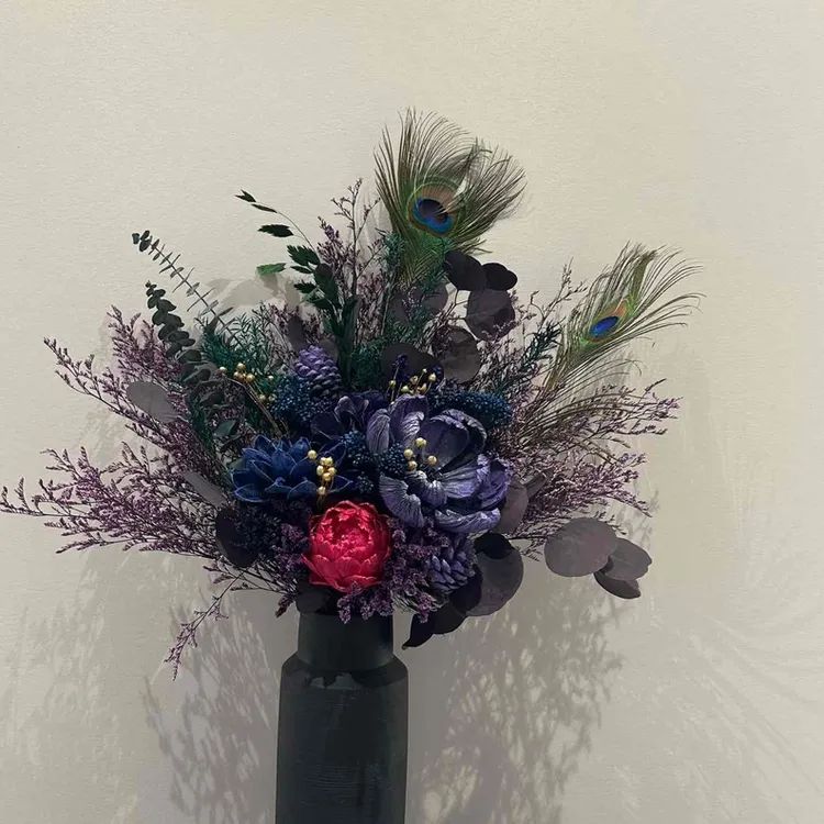 【花一专属】【向晚】永生花干花混搭花束居家卧室客厅摆件