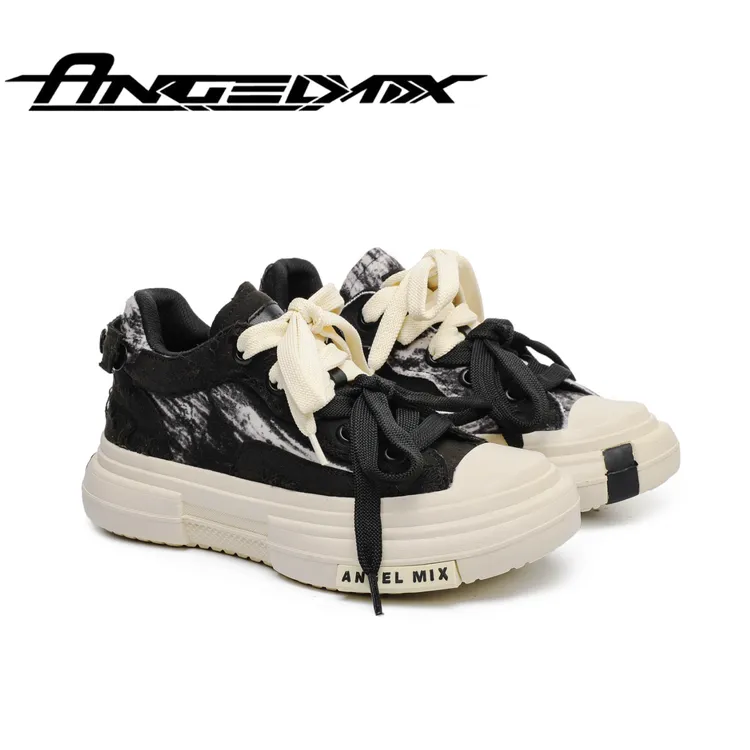  AMIX｜隐形增高夏季帆布潮流设计款透气百搭休闲情侣鞋增高鞋