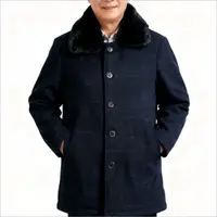 12036-爸爸冬装外套中老年男装男老年人衣服加绒加厚棉衣【五楼】