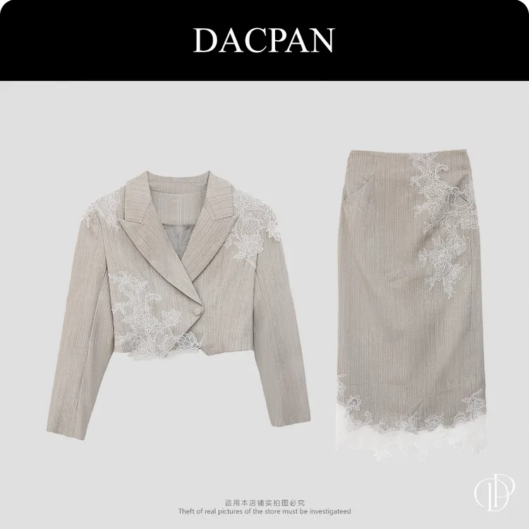 DACPAN-“维纳斯”西装套装  上衣+半身裙  2025/盼·PP 25322