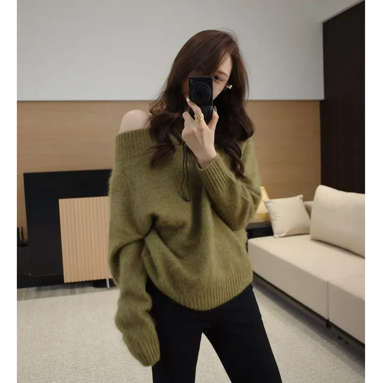 MBNL-F“行走的氛围感” 绵羊毛定织拉毛简调毛衣 秦磊XM-XMY2595