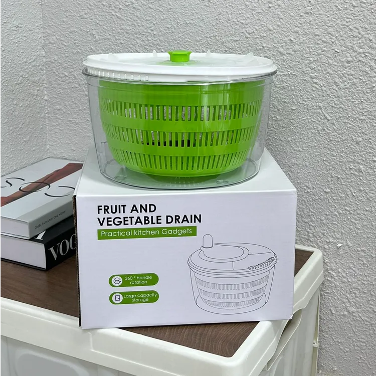 拉萨发货西藏包邮蔬菜脱水器水果沙拉家用厨房手动甩干机甩菜器