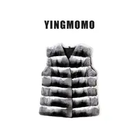 【YINGMOMO】影哥「V 领龙猫马甲」高定系列皇冠级原毛原色稀有色