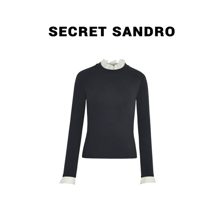   【奥利奥打底】【Secret Sandro】 楚楚 上衣 S85280184C