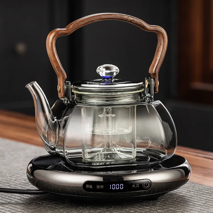 新款电陶炉煮茶器家用煮茶炉玻璃茶壶耐高温烧水壶煮茶壶泡茶炉子