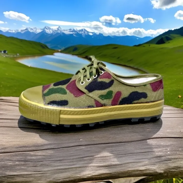 迷彩透气劳动户外黄胶3537解放鞋耐磨劳保解放鞋男贵州劳保男鞋