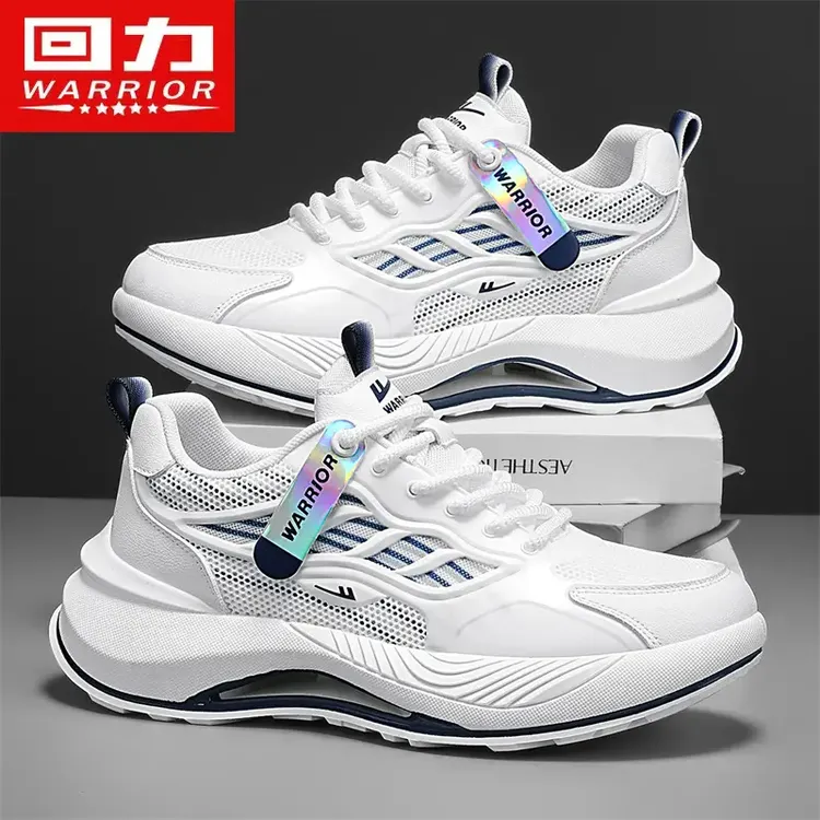 回力运动鞋开车男鞋夏季2025新款透气网面鞋增高休闲跑步老爹鞋潮