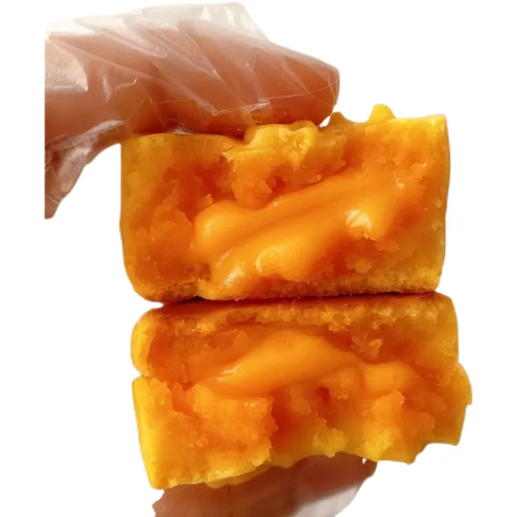 港式奶黄流心月饼榛子巧克力蔓越莓爆浆拉丝软糯香甜中秋经典糕点