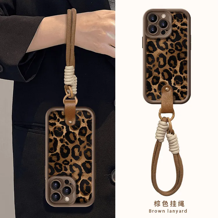豹纹天眼高级适用iPhone17promax手机壳16pro创意13/14秋冬15女款