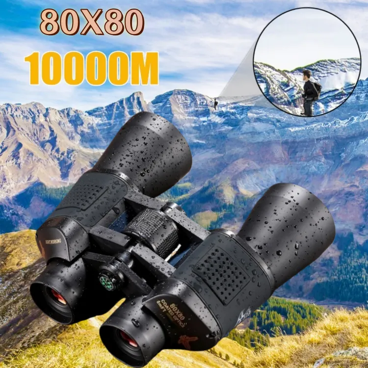 高倍高清防抖双筒望远镜80X80微光夜视演唱会拍照手机专用望远镜