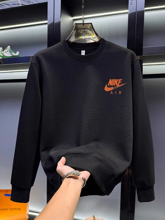 美式痞帅重磅秋冬款卫衣青年男女款加绒ins潮牌男士圆领百搭上衣