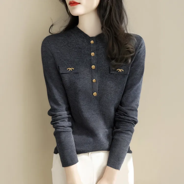 高端女装2025秋冬款半高领打底衫大码胖mm毛衣百搭显瘦针织衫上衣