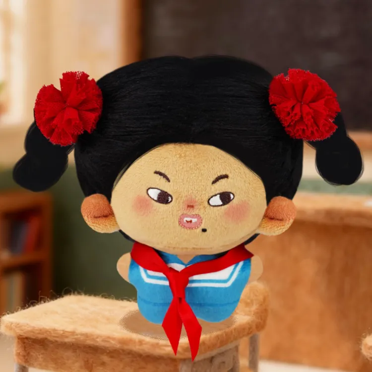 麦谷推推·王蓝莓【又演哪出】炸毛情绪娃娃棉花娃娃盲盒 包挂潮玩