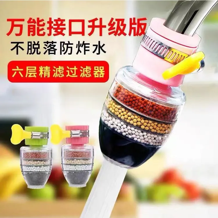 水龙头过滤器防溅水延伸器自来水过滤宿舍家用过滤嘴通用