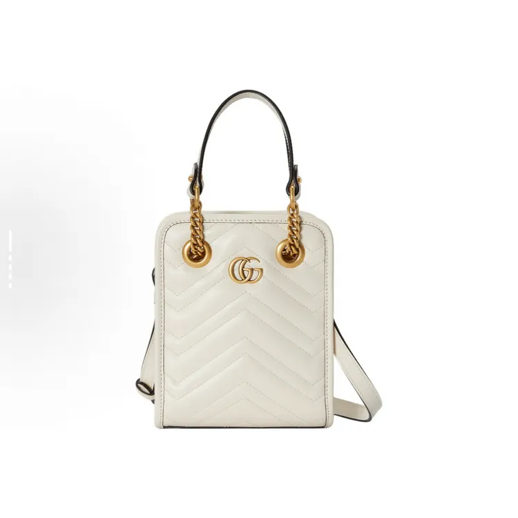 99新 GUCCI/古驰 云朵奢品marmont金标托特98新